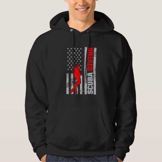 Scuba Diving Diver 3 Hoodie (Vorderseite)