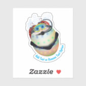 SCUBA Diving Egg Easter Aufkleber (Blatt)