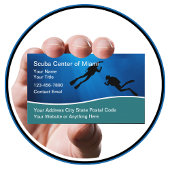Scuba Diving Equipment Services Business Cards Visitenkarte