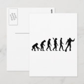 Scuba Diving Evolution Postkarte (Vorne/Hinten)