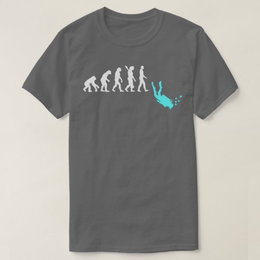Scuba Diving Evoulution T-Shirt (Design vorne)