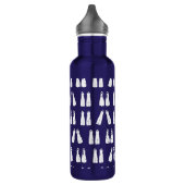 Scuba Diving Fins Fun Diver Grafik Muster Edelstahlflasche (Links)
