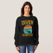 Scuba Diving For Men Women Underwater Divers Sweatshirt (Vorne ganz)