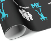 Scuba Diving Funny Diver Geschenkpapier (Rolleneckpunkt)