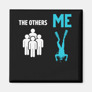 Scuba Diving Funny Diver Magnet