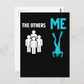 Scuba Diving Funny Diver Postkarte (Vorne/Hinten)