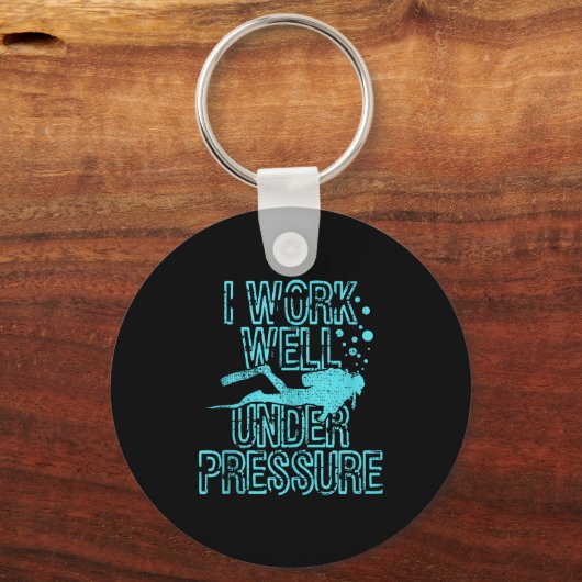 Scuba Diving - Funny Scuba Diver Gift Tank Top  Schlüsselanhänger (Vorderseite)