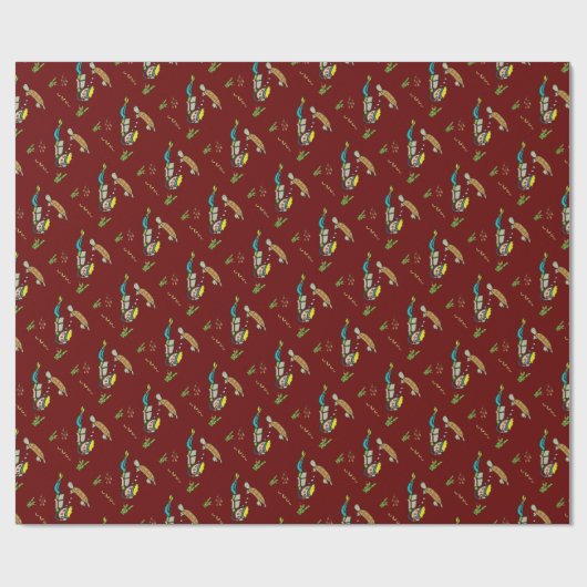 Scuba Diving Geschenkpapier (Flach)