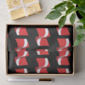 Scuba Diving Gift - Diver Down Flag - Scuba Diver Seidenpapier (Geschenk)