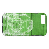 Scuba diving green iPhone 8Plus/7 Plus Case (Rückseite (Horizontal))