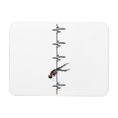 SCUBA Diving Heartbeat Magnet (Horizontal)