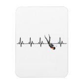 SCUBA Diving Heartbeat Magnet (Vertikal)