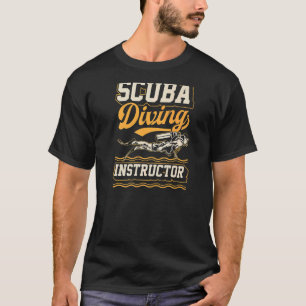 Scuba Diving Instructor Open Water Divemaster Staf T-Shirt
