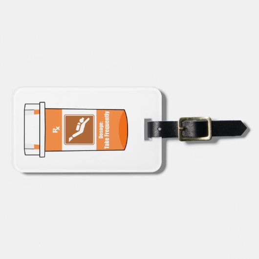 Scuba Diving Is My Drug Gepäckanhänger (Vorderseite horizontal)