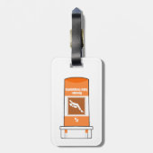 Scuba Diving Is My Drug Gepäckanhänger (Rückseite vertikal)