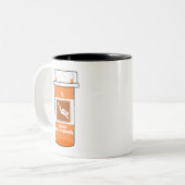 Scuba Diving Is My Drug Zweifarbige Tasse (Vorderseite Links)