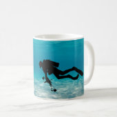 Scuba Diving Kaffeetasse (VorderseiteRechts)