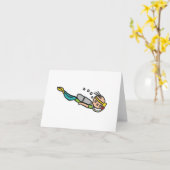 Scuba Diving Karte (Gelbe Blume)