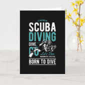 Scuba Diving Karte (Gelbe Blume)
