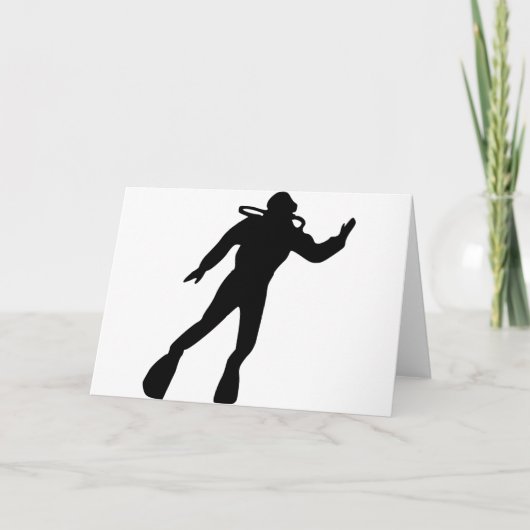 Scuba Diving Karte (Vorderseite)