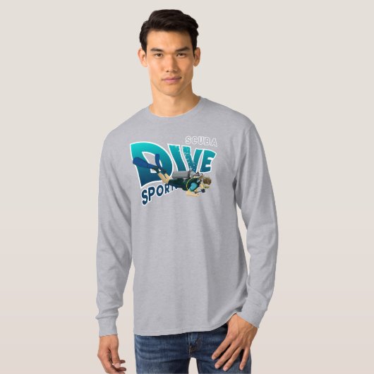 Scuba Diving | Langschläfer T-Shirt (Vorne ganz)