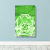 Scuba Diving Leinwand (Insitu (Holzboden))