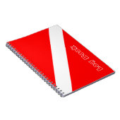 Scuba Diving Log Book Notizblock (Rechte Seite)
