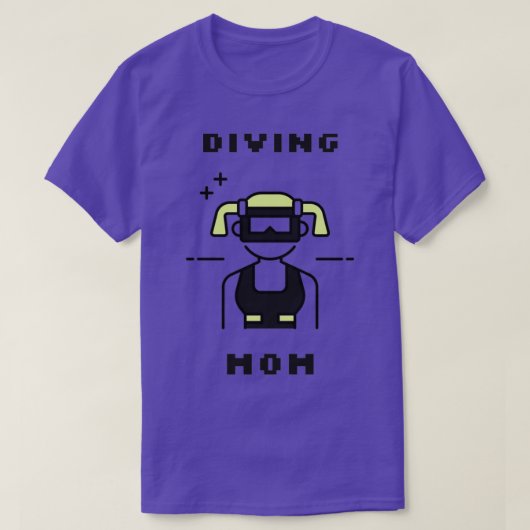 Scuba Diving Mama T-Shirt (Design vorne)