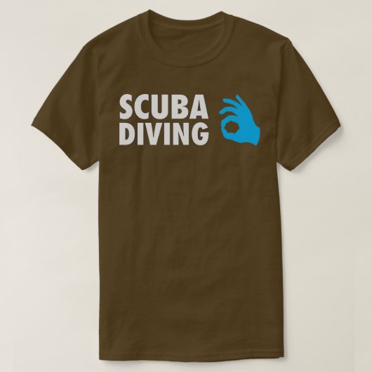 Scuba Diving OK Sign T-Shirt (Design vorne)