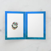 Scuba Diving Ostereier Feiertagskarte (Innenseite)