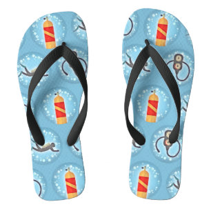 Scuba Diving Pattern - Niedliches Thema Badesandalen