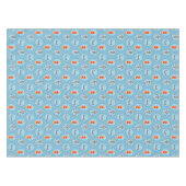 Scuba Diving Pattern - Niedliches Thema Tischdecke (Vorderseite (Horizontal))
