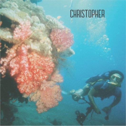 Scuba Diving Personalisiert Aufkleber (Vorderseite)