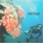 Scuba Diving Personalisiert Aufkleber (Vorderseite)