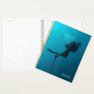 Scuba Diving Personalisiert Dive Notebook Journal Planer