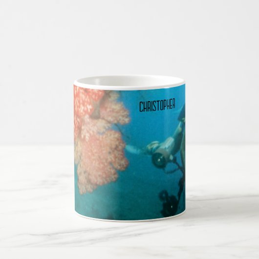 Scuba Diving Personalisiert Kaffeetasse (Mittel)