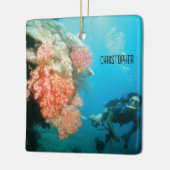 Scuba Diving Personalisiert Keramikornament (Links)