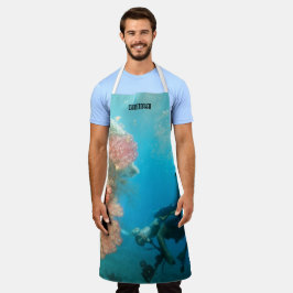 Scuba Diving Personalisiert Schürze