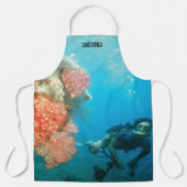 Scuba Diving Personalisiert Schürze (Vorderseite)