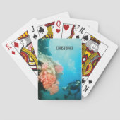 Scuba Diving Personalisiert Spielkarten (Rückseite)