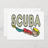 Scuba Diving Postkarte (Vorne/Hinten)