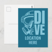 Scuba Diving Postkarte (Vorne/Hinten)