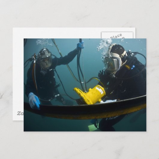 Scuba Diving Postkarte (Vorne/Hinten)