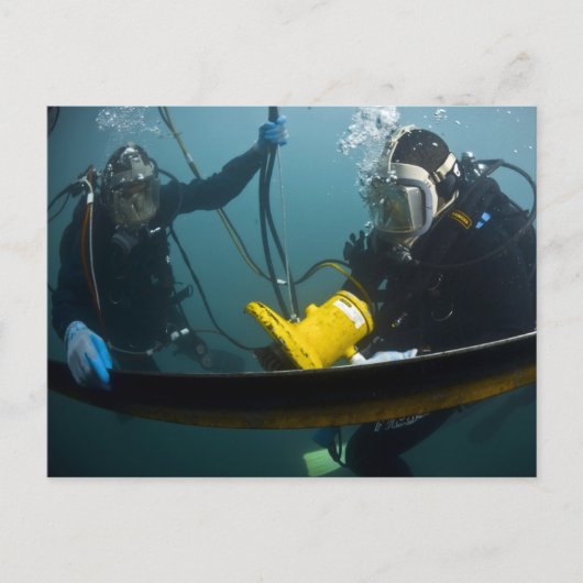 Scuba Diving Postkarte (Vorderseite)