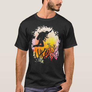 Scuba Diving Retro Wasserfarbe 1 T-Shirt