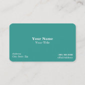 Scuba Diving / Schnorcheln Business Card Visitenkarte (Rückseite)