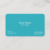 Scuba Diving / Schnorcheln Business Card Visitenkarte (Rückseite)