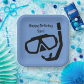 Scuba Diving Schnorcheln Geburtstagsparty Pappteller (Party)
