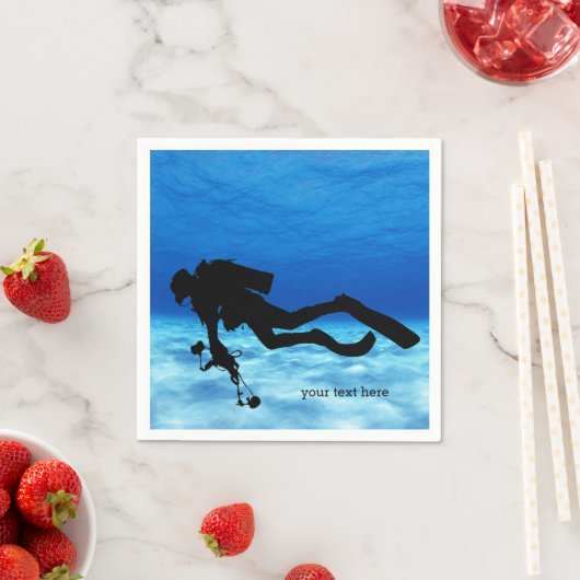 Scuba Diving Serviette (Beispiel)