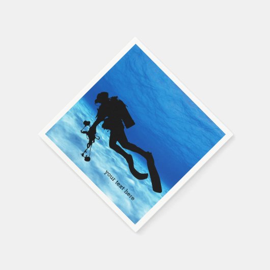 Scuba Diving Serviette (Ecke)